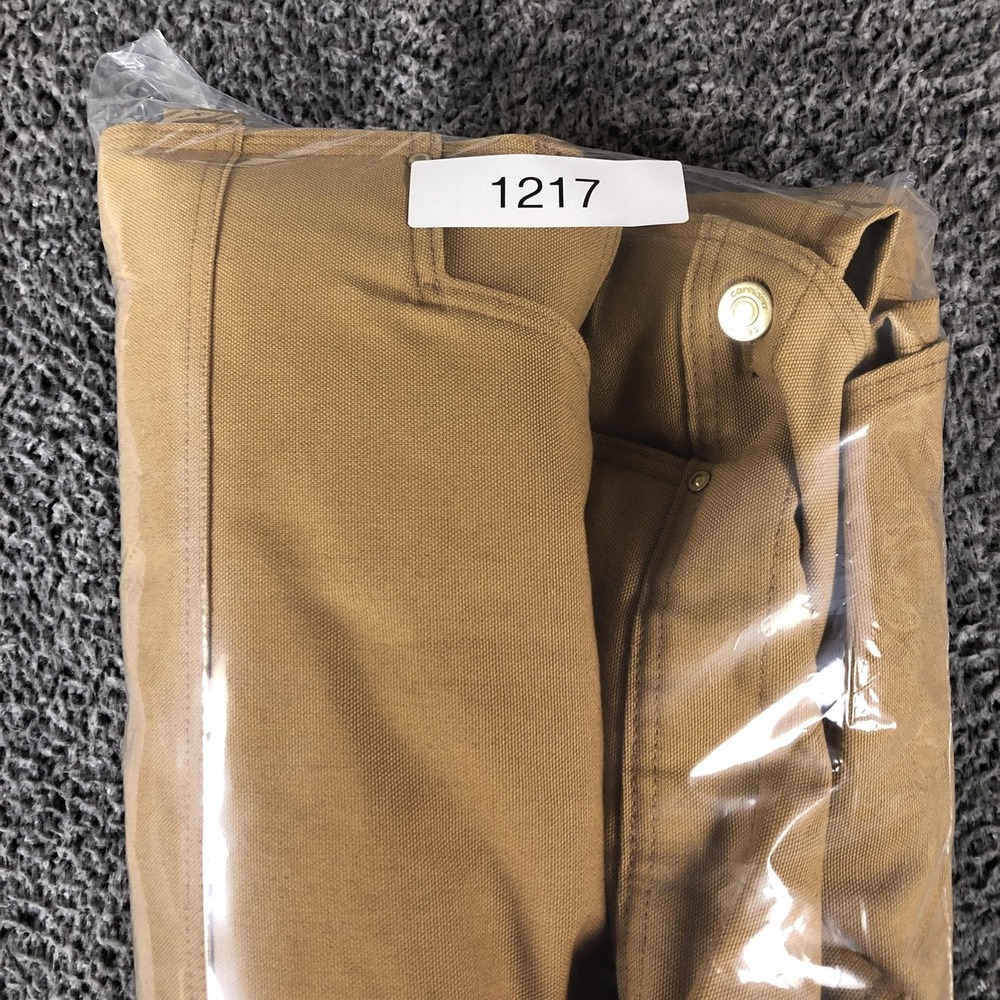 Carhartt‎ Overalls Mens 3XL Tall Brown Canvas Insulated Bib Workwear OR4393-M - Picture 15 of 15